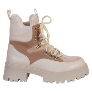 Køb Ideal Shoes - Dame støvler - Beige - Str. 37 online billigt tilbud rabat tøj