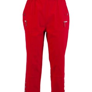 Køb J.S.T. For My - Vera 3/4 dame bukser - Rød - Str. 42 online billigt tilbud rabat tøj