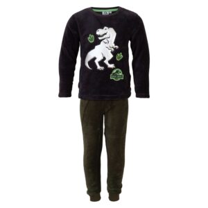 Køb Jurassic World - Drenge fleecesæt - Mørkegrå - Str. 128 online billigt tilbud rabat tøj