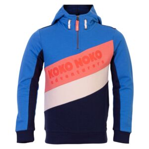 Køb Koko Noko - Drenge hættetrøje - Blå - Str. 98 online billigt tilbud rabat tøj