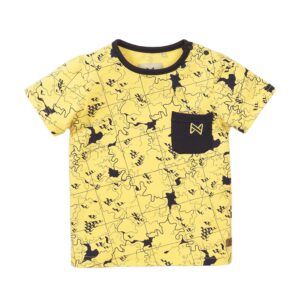 Køb Koko Noko - Drenge t-shirt - Gul - Str. 80 online billigt tilbud rabat tøj