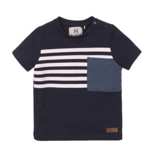Køb Koko Noko - Drenge t-shirt m. brystlomme - Navy - Str. 68 online billigt tilbud rabat tøj