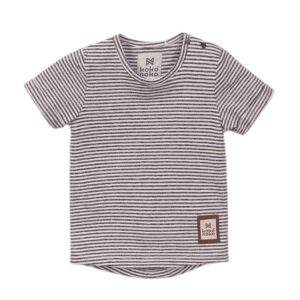 Køb Koko Noko - Drenge t-shirt m. striber - Mørkegrå - Str. 68 online billigt tilbud rabat tøj