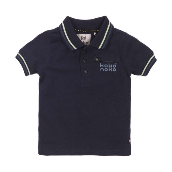 Køb Koko Noko - Kortærmet drenge polo - Navy - Str. 86 online billigt tilbud rabat tøj