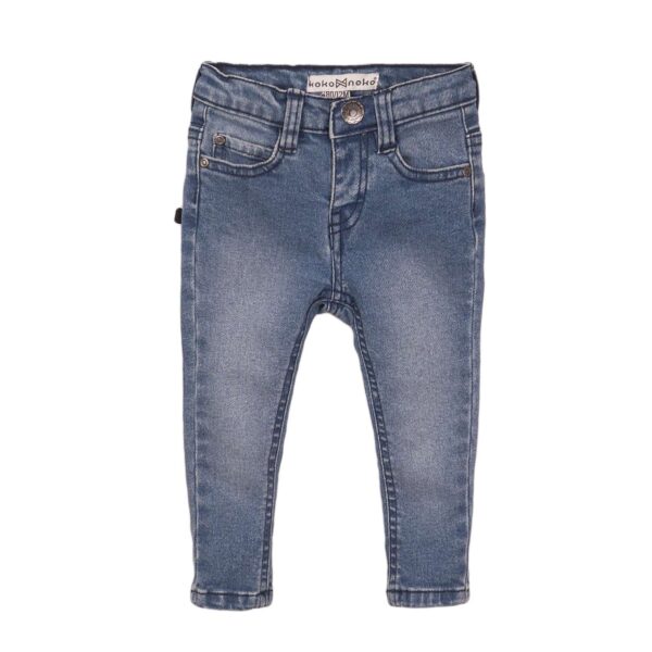 Køb Koko Noko - Pige jeans m. justerbar talje - Blå - Str. 68 online billigt tilbud rabat tøj