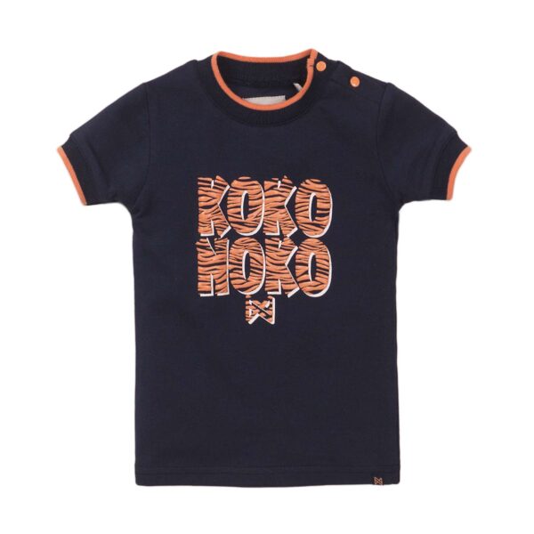 Køb Koko Noko - Pige t-shirt - Navy - Str. 92 online billigt tilbud rabat tøj