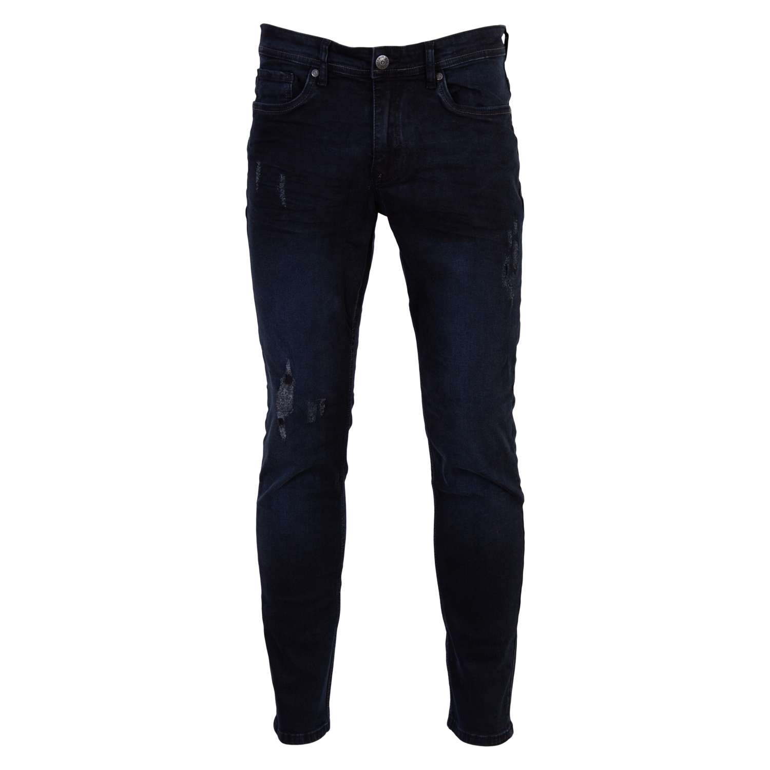 Køb Marcus - Cutler ripped herre jeans - Mørkeblå - Str. 42/34 online billigt tilbud rabat tøj