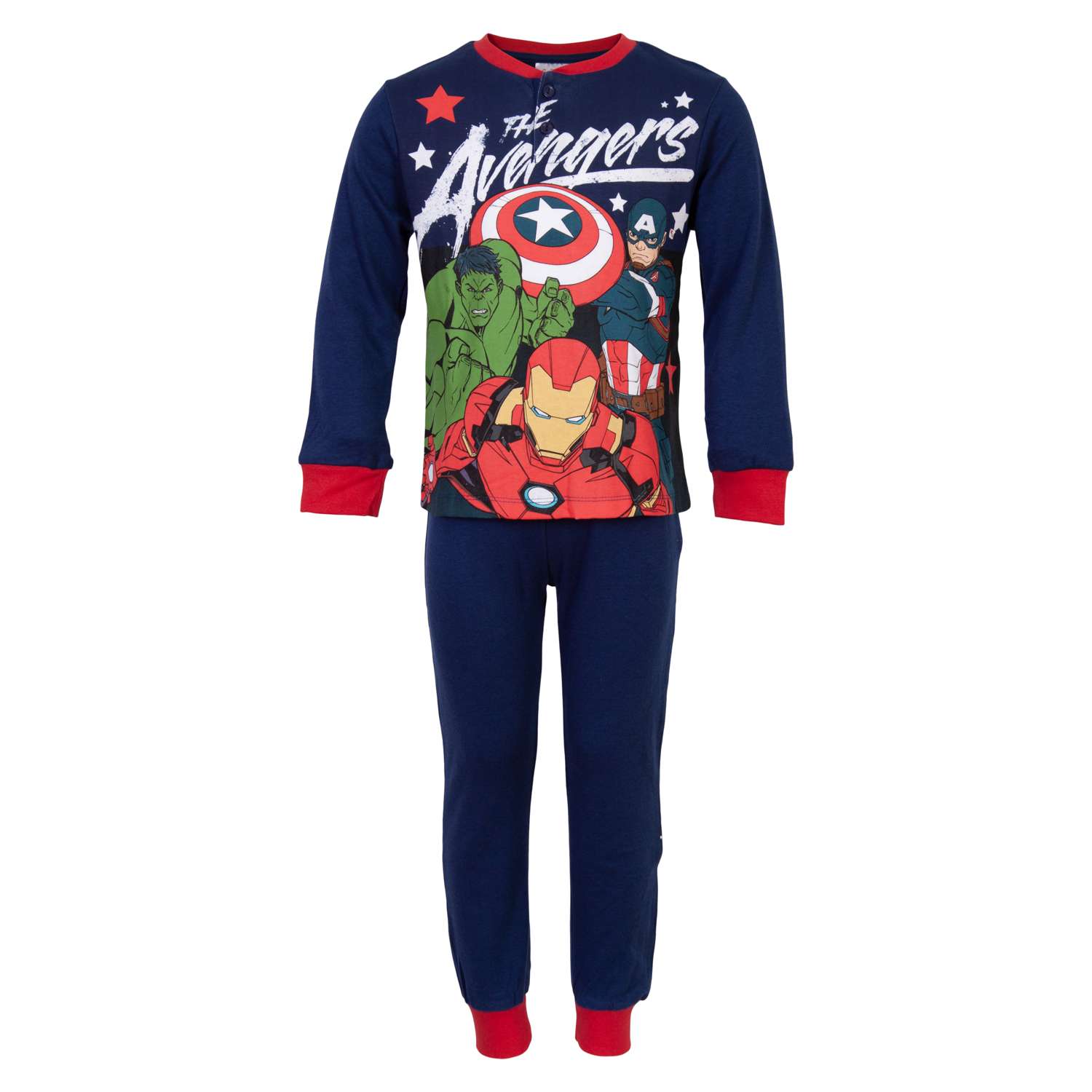 Køb Marvel - Drenge pyjamas - Navy - Str. 128 online billigt tilbud rabat tøj