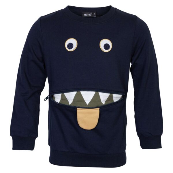 Køb Me Too - Drenge sweatshirt - Navy - Str. 92 online billigt tilbud rabat tøj
