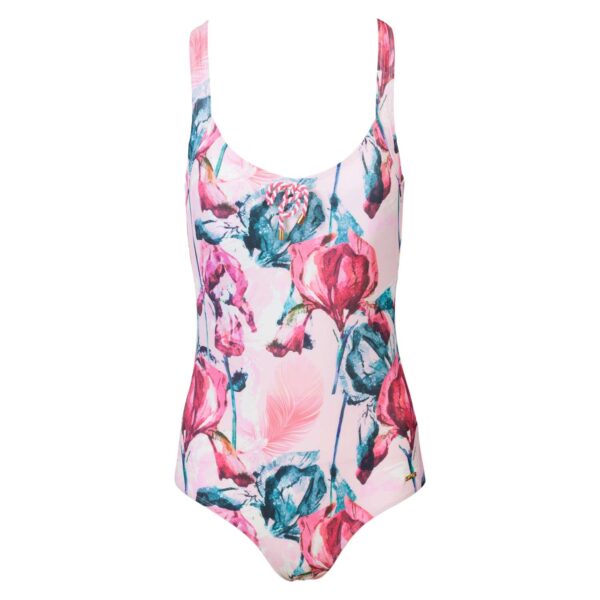 Køb Mila Beach - Dame badedragt - Rosa - Str. 38 online billigt tilbud rabat tøj