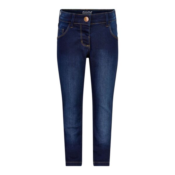 Køb Minymo - Pige jeans slim fit - Blå - Str. 152 online billigt tilbud rabat tøj