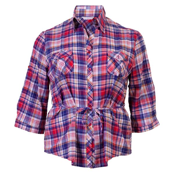 Køb NN - Dame plus size skjorte - Blå - Str. 40 online billigt tilbud rabat tøj