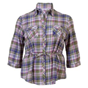 Køb NN - Dame plus size skjorte - Grøn - Str. 40 online billigt tilbud rabat tøj