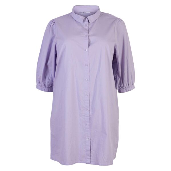 Køb Noisy May Curve - Dame skjortekjole - Lilla - Str. 44 online billigt tilbud rabat tøj