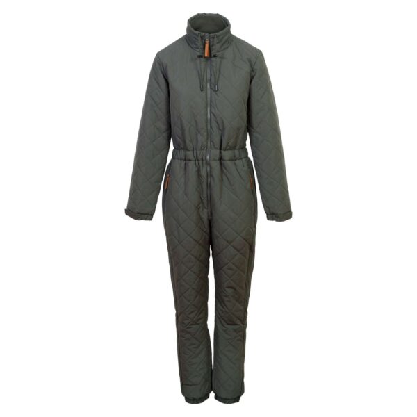 Køb Nordic Project18 - Iselin quiltet termo dame jumpsuit - Army - Str. 36 online billigt tilbud rabat tøj