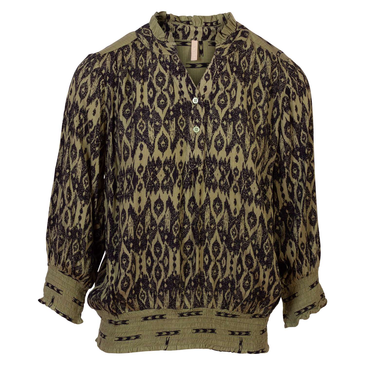 Køb Ofelia - Carie dame bluse - Grøn - Str. L online billigt tilbud rabat tøj