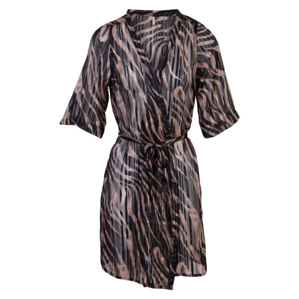 Køb Ofelia - Frida dame kimono - Sort - Str. 2XL online billigt tilbud rabat tøj
