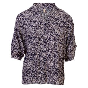 Køb Ofelia - Palma dame bluse - Navy - Str. L online billigt tilbud rabat tøj