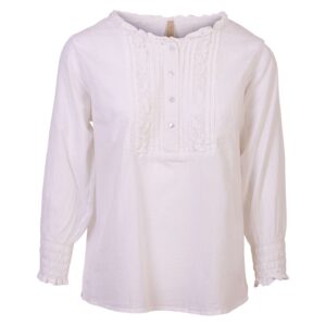 Køb Ofelia - Serene dame skjorte - Hvid - Str. 2XL online billigt tilbud rabat tøj