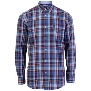 Køb PRE END BIG - Rome +size herre skjorte - Blå - Str. 5XL online billigt tilbud rabat tøj