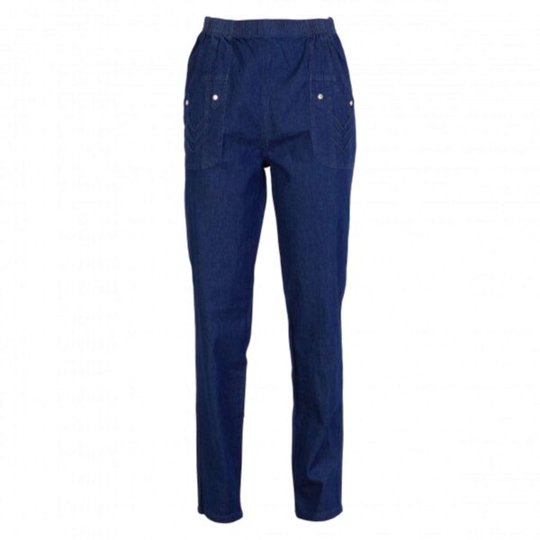 Køb Paris Dame - Dame bukser - Blå - Str. 52 online billigt tilbud rabat tøj