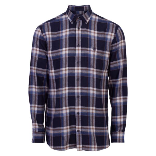 Køb Pre End - Farmer herre skjorte - Blå - Str. L online billigt tilbud rabat tøj