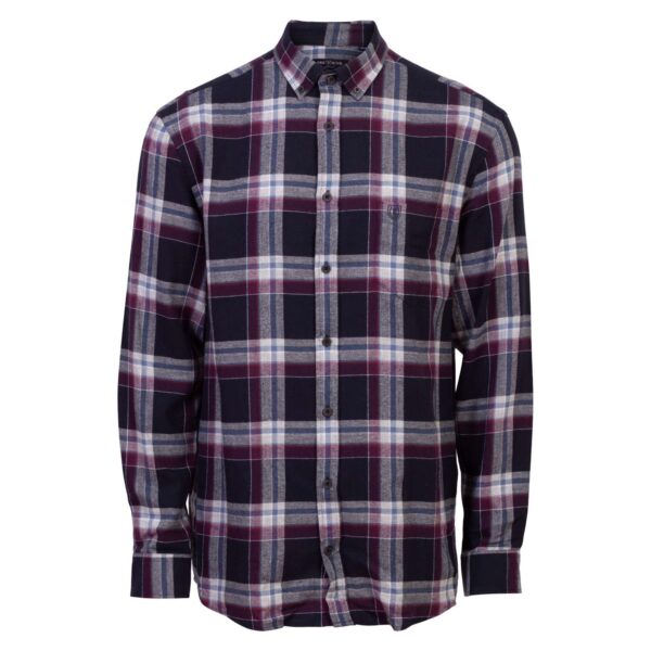 Køb Pre End - Farmer herre skjorte - Navy/Rød - Str. XL online billigt tilbud rabat tøj