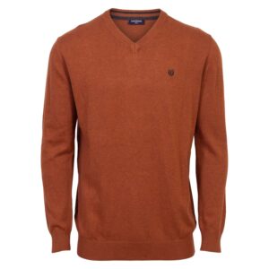 Køb Pre End - Hampton herre striktrøje - Brændt orange - Str. 2XL online billigt tilbud rabat tøj