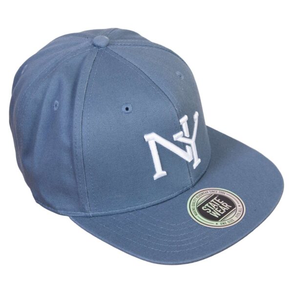 Køb Statewear - New York snapback cap - Blå - Str. One size online billigt tilbud rabat tøj