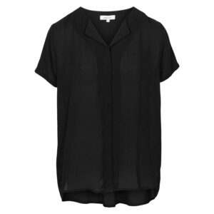 Køb Steenholt - Clara dame kortærmet bluse - Sort - Str. 2XL online billigt tilbud rabat tøj