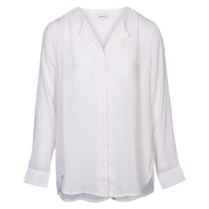 Køb Steenholt - Clara dame plus size bluse - Hvid - Str. 44 online billigt tilbud rabat tøj
