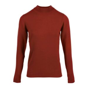 Køb Steenholt - Flori dame rullekrave bluse - Brændt orange - Str. S online billigt tilbud rabat tøj