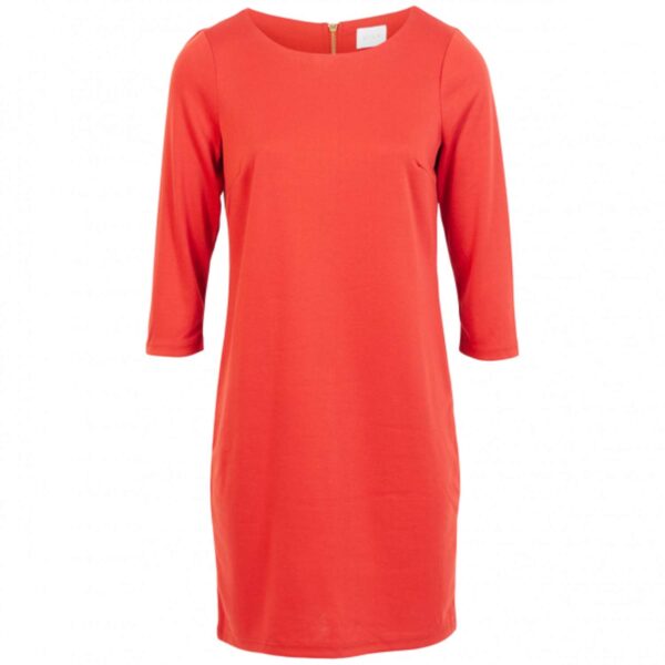 Køb Vila - Dame kjole - Rød - Str. XS online billigt tilbud rabat tøj