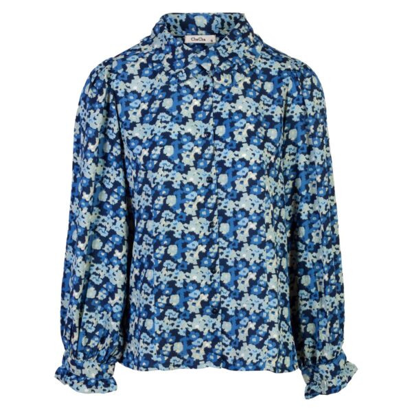 Køb ZbyZ - Dame plus size skjorte - Blå - Str. 54/56 online billigt tilbud rabat tøj