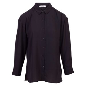Køb ZbyZ - Dame plus size skjorte - Sort - Str. 54/56 online billigt tilbud rabat tøj