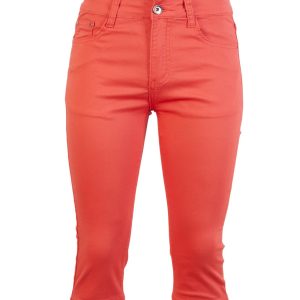 Køb BS Jeans Dame Capri - Coral - 42 online billigt tilbud rabat tøj