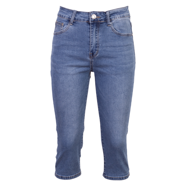 Køb BS Jeans Dame Capri - Denim - 36 online billigt tilbud rabat tøj