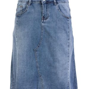 Køb BS Jeans Dame Nederdel - Blue - 36 online billigt tilbud rabat tøj