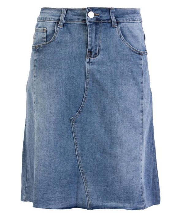 Køb BS Jeans Dame Nederdel - Blue - 36 online billigt tilbud rabat tøj