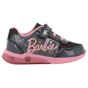 Køb Barbie Blinklys Pige Sneakers m. glimmer - Sort/pink - 24 online billigt tilbud rabat tøj