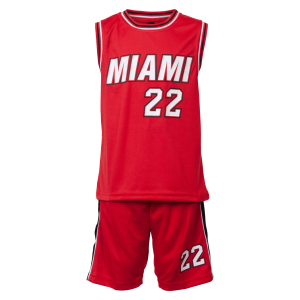 Køb Basketball Børne Shortssæt - Rød - 104 online billigt tilbud rabat tøj