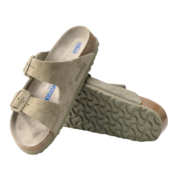 Køb Birkenstock Arizona Dame Sandaler - Faded Khaki Narrow - 38 online billigt tilbud rabat tøj