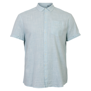 Køb Blend Herre Kortærmet skjorte - Aqua Sky - 4XL online billigt tilbud rabat tøj