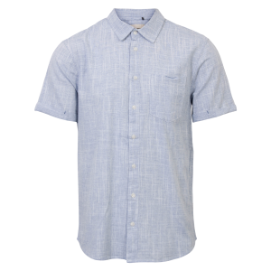 Køb Blend Herre Kortærmet skjorte - Nebulas Blue - S online billigt tilbud rabat tøj