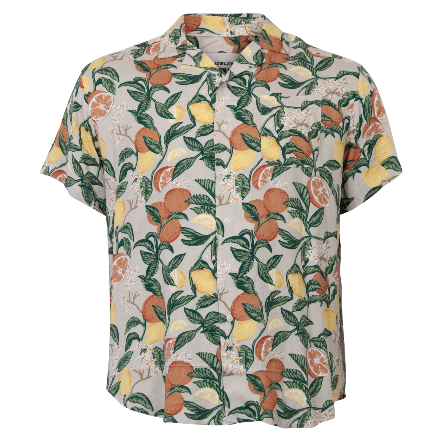 Køb Blend Herre Kortærmet skjorte - Oyster Grey - 3XL online billigt tilbud rabat tøj