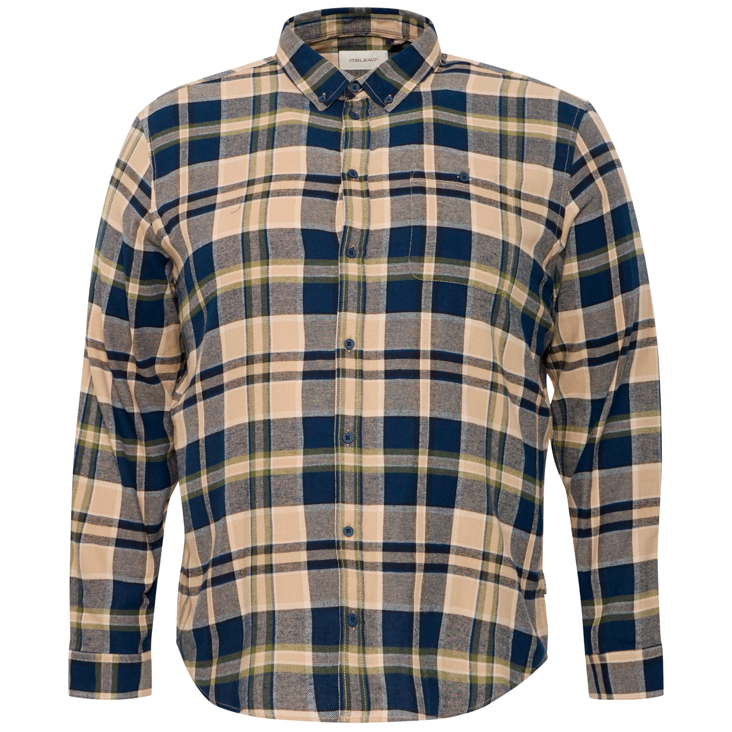 Køb Blend Herre Skjorte - Dress Blues - 3XL online billigt tilbud rabat tøj