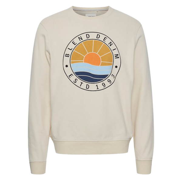 Køb Blend Herre Sweatshirt - Cloud Cream - XL online billigt tilbud rabat tøj