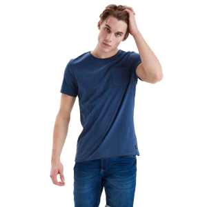 Køb Blend Herre T-shirt - DenimBlue - S online billigt tilbud rabat tøj