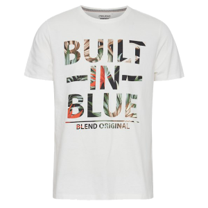 Køb Blend Herre T-shirt - Snow White - 2XL online billigt tilbud rabat tøj