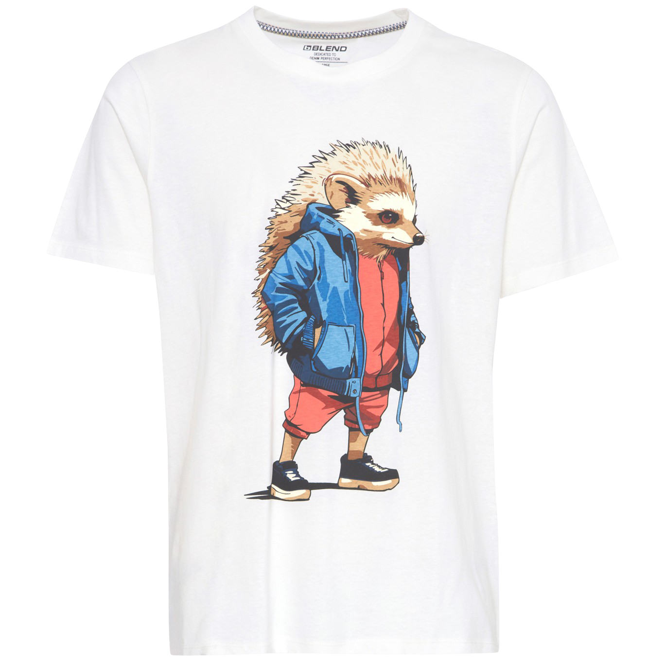 Køb Blend Herre T-shirt - Snow White - M online billigt tilbud rabat tøj